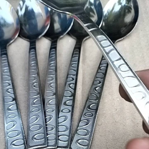 SENDOK MAKAN TEBAL STENLIS/6PCS SENDOK MAKAN