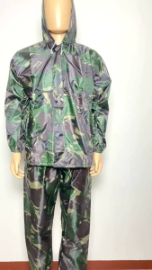 jas hujan loreng setelan Malvinas / mantel loreng / ringkut loreng tni