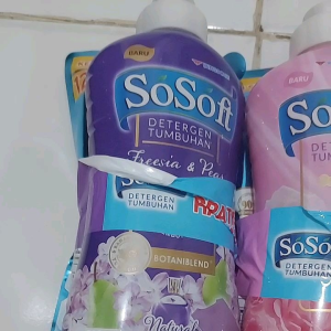 SoSoft Deterjen Cair / SoSoft Detergent Cair 700ml + Free 360ml POUCH