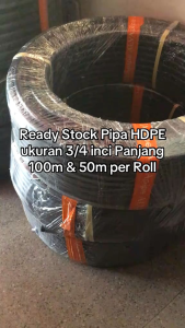 Selang Hitam 3/4 inci PN10 50meter/roll
