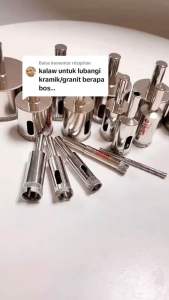 Mata Bor Kaca Keramik Granit 19mm - 65mm Diamond Hole Saw TCT