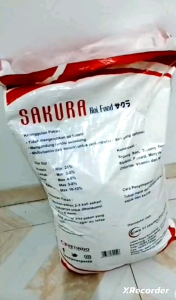 CAE - Sakura Super Red PK2 Pelet Merah 2mm Makanan Ikan Koi Karungan 10kg