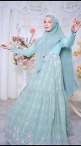 Gamis Syari NAQEERA Series: Bahan Nyaman & Desain Elegan