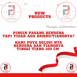 Bendera + Tiang Bendera Indonesia bendera merah putih