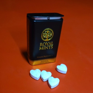 Original Royal mint high potensi with 24 inside mint white hear shape