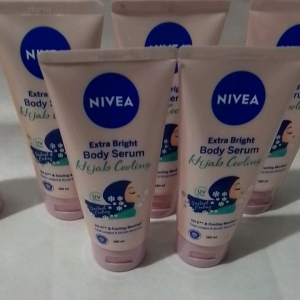 Nivea extra bright body serum hijab cooling 180ml hand lotion