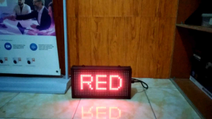 Running text outdoor waterproof ekonomis