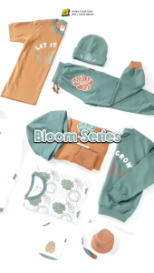 KAOS ANAK BLOOM SERIES HOOFLAKIDS TEE BLOOM SERIES