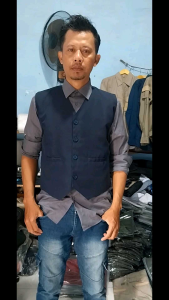 Rompi Vest Formal Dalaman Jas Slimfit Pria / Rompi Vest Jas / Rompi Slimfit Set Jas Pria Dan Wanita / Rompi Jas