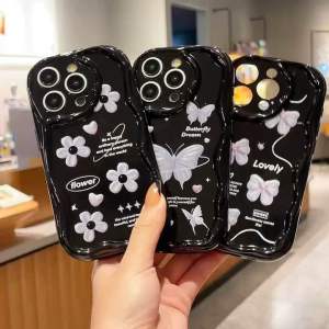 CASING CURLY LOVELY FOR VIVO Y28 Y18 Y03 Y100 Y17S Y27S Y27 Y36 4G 5G Y35 Y22 Y16 Y02 Y02T Y01 Y15S Y33S Y33T Y21T Y21A Y21S Y21 Y12S Y20i Y20S Y20 Y12 Y15 Y17 Y30 Y50 Y1S Y91C Y91 Y93 Y95 / SOFTCASE WAVE GELOMBANG MOTIF PITA FLOWER BUTTERFLY DREAM