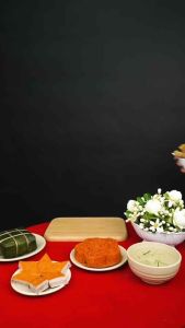 Đĩa Thuyền Để Gà Nhựa ABS Bát Thuyền Đựng Gà Nguyên Con 2kg Hoa Quả Dày Dặn Trắng Sứ