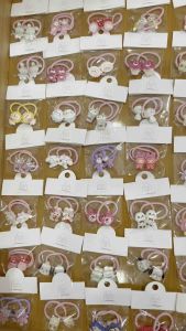 Harga Borong Wholesale Rubber Bands 2pcs Hair Ties Getah Ikat Rambut Pasar Malam Hair Accessories Cartton Kid批发卡通儿童棒发圈
