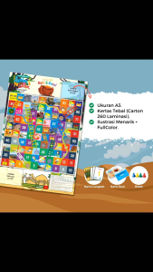 GMB Permainan Edukasi Anak Islami Ladder and Slider Serial Nabi dan Rasul Islamic Educational Adzkia Books / Mainan Ular Tangga Anak Islami