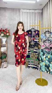 Đồ bộ trung niên mặc nhà HỌA TIẾT BI TRÒN . Size 45-60kg mặc vừa.Chất vải thun lạnh co giãn 4 chiều