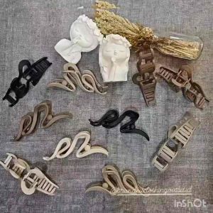 JEPIT RAMBUT DOFF JUMBO IMPORT PREMIUM 13CM / JEPIT RAMBUT GELOMBANG VINTAGE / JEPIT SALON ELEGAN KOREAN STYLE / JEDAI DOFF JUMBO MODEL TERBARU / DOFF HAIR CLAW / JI7834