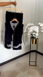 Set FAIHA (3in1) by Keyzaa/Setelan Keyzaa Terbaru/Setelan Rompi Terpisah/Setelan Celana Kulotix Kemeja Vest/Setelan Fumiko Crepe mix Katun premium/Setelan Polos Terbaru/Setelan Ootd/One Set Keyzaa/One Set Premium Import/One Set Vest/One Set Bangkok/OneSet