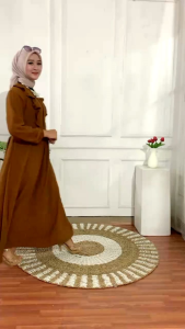 ANISSA Dress Gamis Crinkle Premium / Busana Muslim / Dress Crinkle Wanita Terbaru