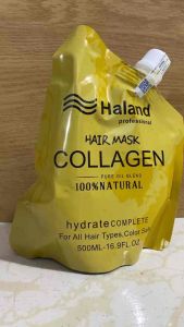 Kem Hấp Mặt Nạ Ủ Tóc Phục Hồi Tóc Mềm Mượt Haland 500ml