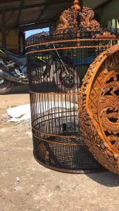 Sangkar murai ukir naga no2 no1