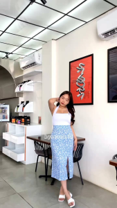 Yoja Midi Skirt / Rok Belah Samping / Rok Pendek Wanita
