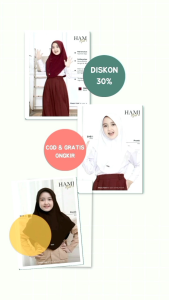 HIJAB HAMIDAH INSTAN ANAKHIJAB BAHAN JERSEY PREMIUM