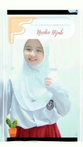 HIJAB ANAK SEKOLAH SDSMPSMA ALL SIZE JILBAB INSTAN HAMIDABERGO OVAL