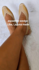 Wedge espadrilles for Ladies- Liliw Laguna made onhand