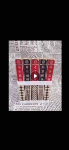 Bật Lửa khò chống gió vỏ kim loại hình Hoa Văn nhìn ngang bên hông quẹt thấy ga Bơm ga được khi hết