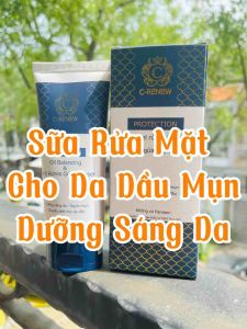 Sữa Rửa Mặt Ngừa Mụn Dưỡng Trắng C-RENEW Chuyên Biệt Cho Da Dầu  - Giúp Giảm Mụn Và Cải Thiện Làn Da