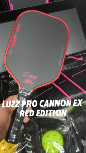 Luzz Pro Cannon Ex(FULL FOAM) with FREE (CASE and 2balls ) 16mm Pickleball paddle original Luzz padd