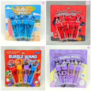 4pcs BUBBLE WAND CHARACTER/loot bag fillers /paninda /giveaways/party favors.
