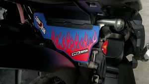 Misoka Mud Flap Vario 160Penahan LumpurAksesoris Motor HondaRubber Karet Murah Keren Variasi Api