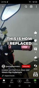 DOMINO RACING HANDLE GRIP RUBBER BAR FOR MOTORCYCLE ORIGINAL  UNIVERSAL {A350}{A450}