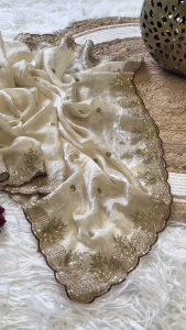 [PRE-ORDER] 2026 AUG BOLLYWOOD GRAND DINNER SAREE PREMIUM EMBROIDERY BORDER SARI INDIA BAJU KAHWIN RAYA WEDDING PARTY ( DELIVERY 10 WORKING DAYS) ETA: 2026-12-30 | INDIA GRAND DINNER WEDDING EMBROIDERY BORDER MEWAH| SAREE INDIA MUSLIMAH BOLLYWOOD PREMIUM