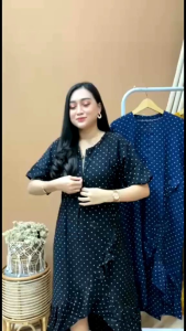 DASTER RUFFLE & DASTER KANIA POLKA: PILIHAN DASTER KEKINIAN UNTUK WANITA