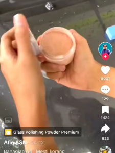 Glass Polishing Powder (Semua Cermin Boleh Guna)