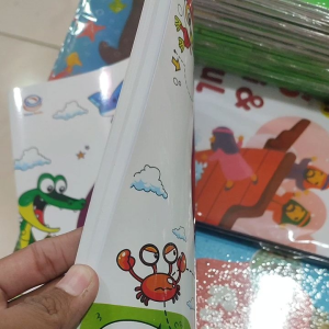 Buku Mewarnai Anak Marbel Fun Aktivity Coloring & Learning English