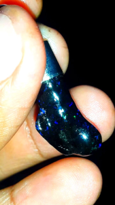 Liontin Batu Black Opal Sempur Banten Natural Jarong Bahan Ranting