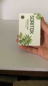 Bộ Kem bôi Soritox 50g + Xà bông thảo mộc Soritox dành cho da vảy nến á sừng