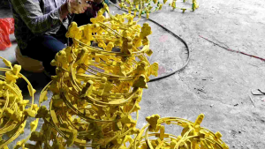 SANGKAR / KANDANG BURUNG TERBAIK MAHKOTA UKIR KAYU MOTIF LUKIS TANGAN NAGA - MURAH BERKUALITAS