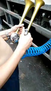 cặp kèn hơi k2 xịn Hàn Quốc âm thanh vang ấm 24v cho xe có bình hơi
