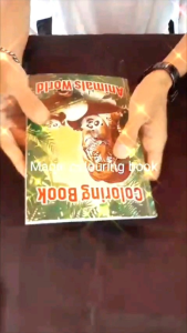 Alat sulap mainan buku sulap | Magic Colouring book Animal