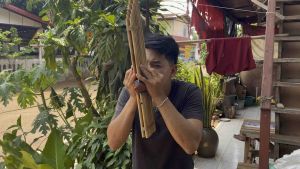 แคน7คีย์Dmลิ้นเงิน เป่าง่ายไม่กินลม เกรดพรีเมียร์