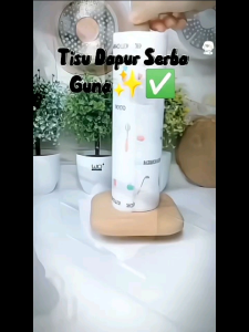 TISU GULUNG ROLL PEMBERSIH ALAT DAPUR/TISU GULUNG ROLL SERBAGUNA MOTIF LUCU