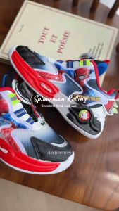 AXELINE - IMPORT SEPATU SNEAKERS ANAK LAKI-LAKI SPIDERMAN ROLLING spp93