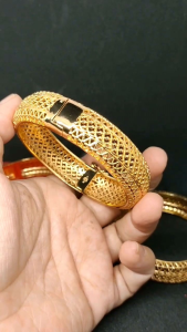 Gelang Dubai / gelang bangle / Gelang Emas warna 750 / Gelang Bangkok/Gelang bukaan / Gelang kancing/ Gelang emas terbaru / Gelang kendari /Gelang keroncong Bukaan