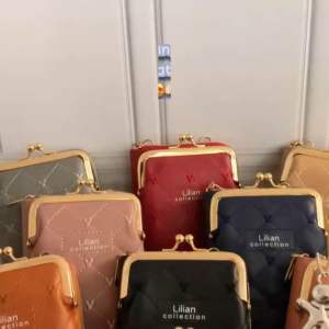MARIONE - Tas Selempang LANDER Tas Hp 2 resleting Bahan Bordir Tebal slingbag bahu shoulder bag kekinian