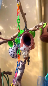 RANTAI PLASTIK MAINAN SUGARGLIDER & BURUNG - KODE#10