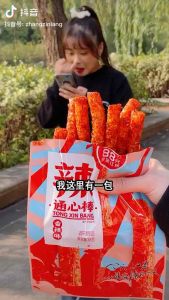 Cemilan Snack Latiao Pedas Manis 82gram/Latiao Halal tong xing pang/latiao snack