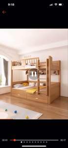 Pre-order childrens theme bunk bed with storage childrens bed boy girl solid wood single bed push and pull bed childrens room